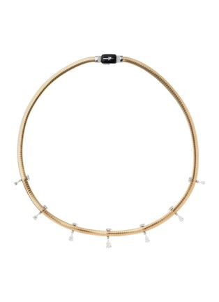 Main View - Click To Enlarge - NIKOS KOULIS - Feelings 18K Gold Diamond Necklace