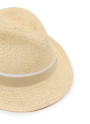 Detail View - Click To Enlarge - MAISON MICHEL - Hans Up Woven Straw Hat