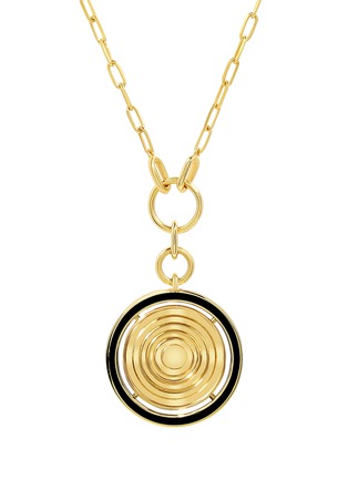 Detail View - Click To Enlarge - STATE PROPERTY - Aebi 18K Gold Diamond Enamel Necklace