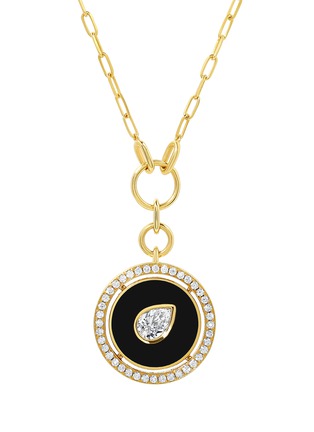 Main View - Click To Enlarge - STATE PROPERTY - Aebi 18K Gold Diamond Enamel Necklace