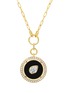 STATE PROPERTY Aebi 18K Gold Diamond Enamel Necklace