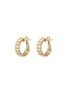 STATE PROPERTY Borsh 18K Gold Pavé Diamond Hoop Earrings
