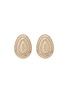 STATE PROPERTY Cosmic Egg 18K Gold Diamond Orbit Earrings