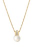STATE PROPERTY Raisina 18K Gold Diamond Pearl Pendant Necklace