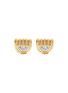 STATE PROPERTY Marmara 18K Gold Half-Moon Diamond Earrings