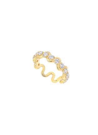 Main View - Click To Enlarge - STATE PROPERTY - Edessa 18K Gold Diamond Eternity Ring — US 6.5