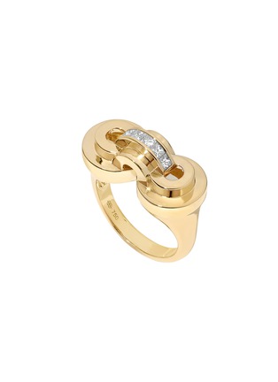 Main View - Click To Enlarge - STATE PROPERTY - Raisina 18K Gold Diamond Ring — US 7.5