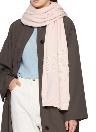 Figure View - Click To Enlarge - BARRIE - Thistle Cashmere Stole Scarf