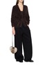 Figure View - Click To Enlarge - DREYDEN - Patch Pocket V-Neck Cashmere Cardigan