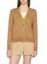 DREYDEN Double Layer Silk Cashmere Knit Cardigan