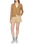 Figure View - Click To Enlarge - DREYDEN - Double Layer Silk Cashmere Knit Cardigan
