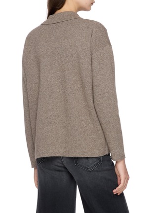Back View - Click To Enlarge - DREYDEN - Cashmere Cotton Knit Shirt