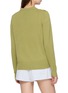 Back View - Click To Enlarge - DREYDEN - Wool Cashmere Knit Crewneck Sweater