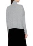 Back View - Click To Enlarge - DREYDEN - Scarf Tie Wool Cashmere Knit Sweater
