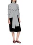 Figure View - Click To Enlarge - DREYDEN - Scarf Tie Wool Cashmere Knit Sweater