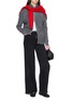 Figure View - Click To Enlarge - DREYDEN - Two Way Zip Up Cashmere Knit Cardigan