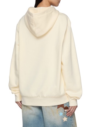Back View - Click To Enlarge - GOODBAI - Robot Cat Graphic Oversized Hoodie