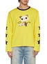Detail View - Click To Enlarge - GOODBAI - Printed Star Sleeves Graphic Print Long Sleeve T-Shirt