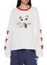 GOODBAI Printed Star Sleeves Graphic Print Long Sleeve T-Shirt