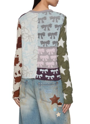 Back View - Click To Enlarge - GOODBAI - Patchwork Sweater