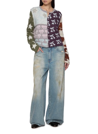 Figure View - Click To Enlarge - GOODBAI - Patchwork Sweater