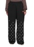 GOODBAI Star Print Straight Leg Washed Sweatpants