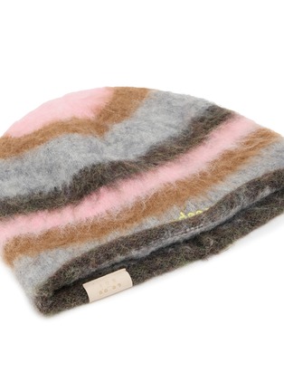 Detail View - Click To Enlarge - GOODBAI - Striped Beanie