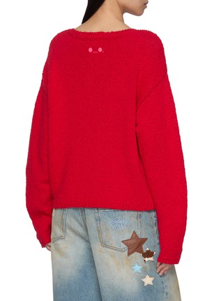 Back View - Click To Enlarge - GOODBAI - Cat Intarsia Oversized Sweater