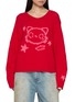 GOODBAI Cat Intarsia Oversized Sweater