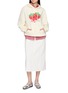 Figure View - Click To Enlarge - GOODBAI - Strawberry Print Cotton Hoodie