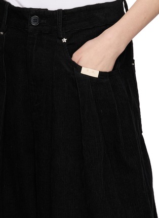  - GOODBAI - Corduroy Panelled Cotton Blend Jogger Pants