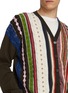  - BARRIE - Striped Cashmere Knit Cardigan