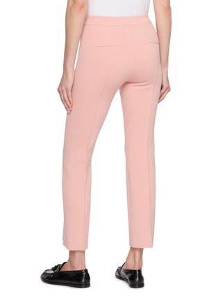 Back View - Click To Enlarge - HIGH SPORT - Louis Tonal Stripe Pintuck Cropped Pants