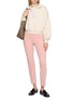 Figure View - Click To Enlarge - HIGH SPORT - Louis Tonal Stripe Pintuck Cropped Pants