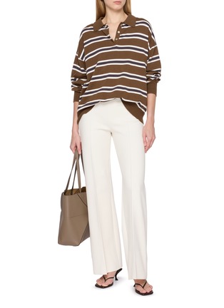 Figure View - Click To Enlarge - HIGH SPORT - Willa Tonal Stripe Pants