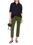 Figure View - Click To Enlarge - HIGH SPORT - Tonal Stripe Kick Pants