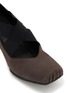 Detail View - Click To Enlarge - UMA WANG - 45 Crisscross Elastic Band Leather Ballerina Pumps