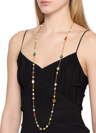 Figure View - Click To Enlarge - GOOSSENS - Lagune Natural Stone Long Necklace