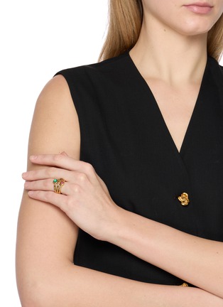 Front View - Click To Enlarge - GOOSSENS - Mini Cabochons Ring