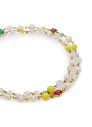 Detail View - Click To Enlarge - GOOSSENS - Lagune Natural Stone Double Strand Necklace