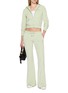 Figure View - Click To Enlarge - SPORTY & RICH - x Juicy Couture Script Cotton Velour Sweatpants