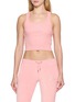 SPORTY & RICH x Juicy Couture Crown Ribbed Tank Top