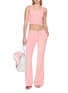 Figure View - Click To Enlarge - SPORTY & RICH - x Juicy Couture Script Cotton Velour Sweatpants