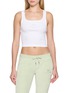 SPORTY & RICH x Juicy Couture Crown Ribbed Tank Top