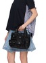 Front View - Click To Enlarge - SACAI - Small Nylon Tote Bag