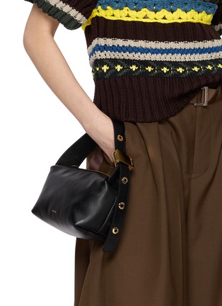 Figure View - Click To Enlarge - SACAI - Leather Pochette Bag