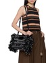 Figure View - Click To Enlarge - SACAI - Small Knited Shopper Bag