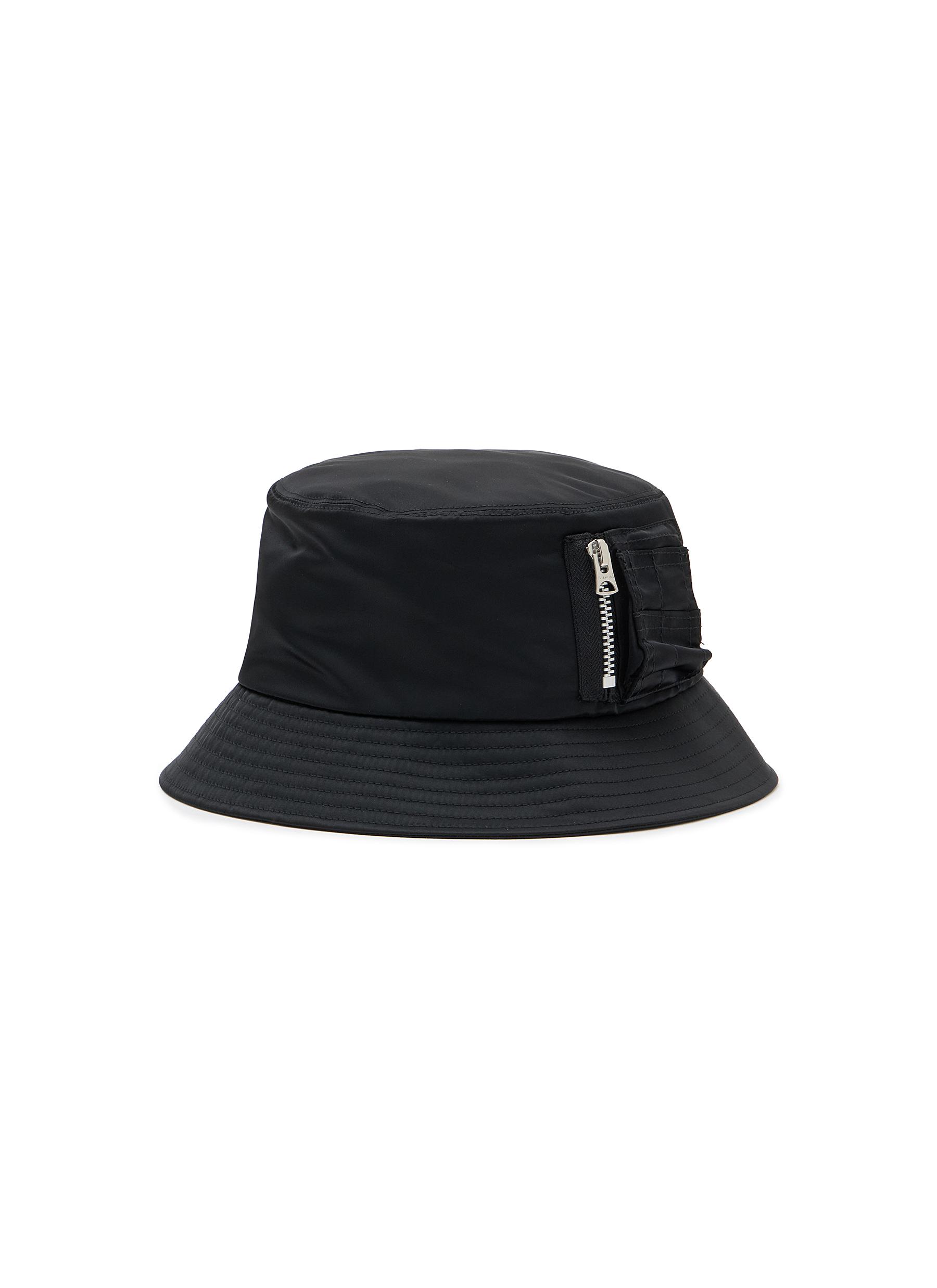 SACAI | Single Brim Pocket Nylon Bucket Hat | Women | Lane  display picture 1