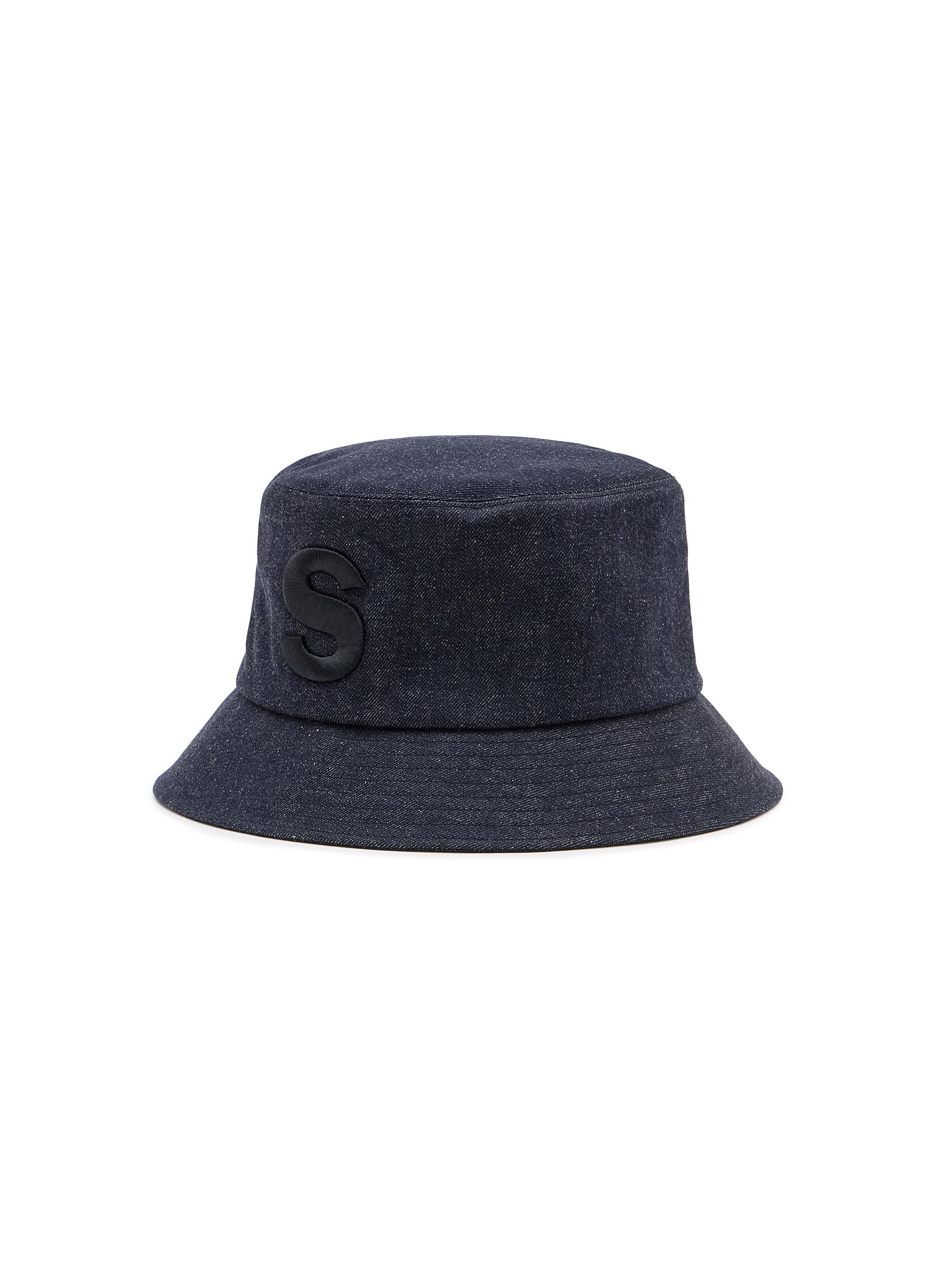 SACAI | S Logo Denim Bucket Hat | Women | Lane Crawford