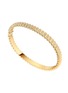 STATE PROPERTY Borsh 18K Gold Diamond Bangle — Size M